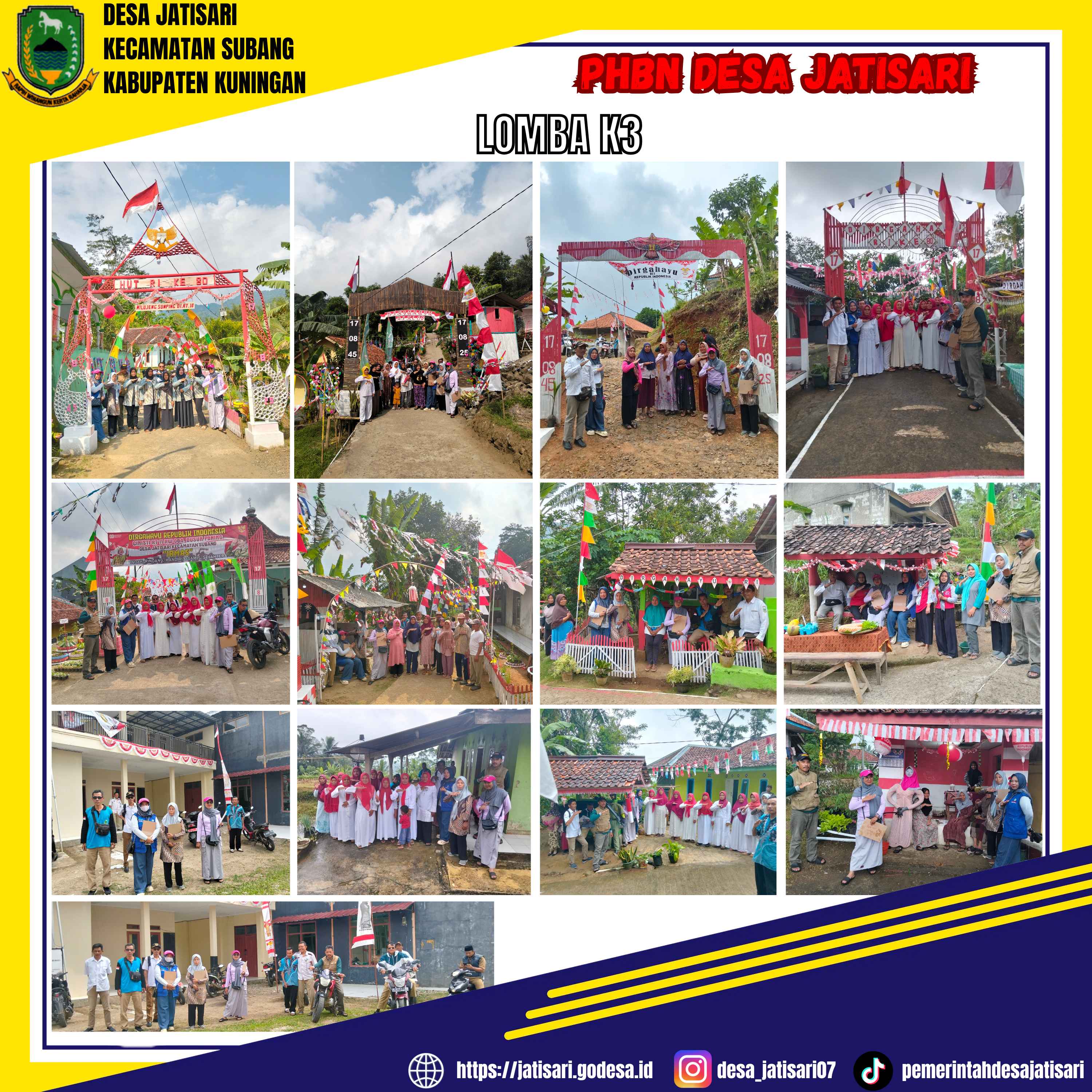 Lomba K3 Antar RT Meriahkan HUT RI ke-80 di Desa Jatisari